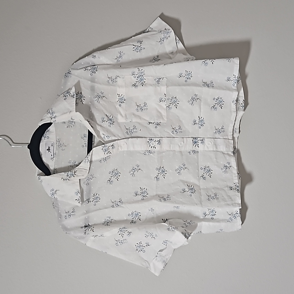 Rosy Collared Shorts Set  - Baby's Breath